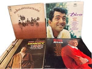 Lot 4 Blood Sweat Tears Dino Italian Love Songs-Dion Ruby Baby- Vinyl Record LP